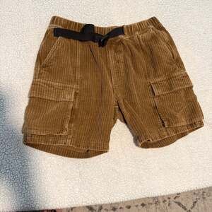 The Hundreds Brown Corduroy Belted Cargo Shorts Mens Size Medium
